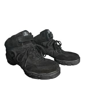 Sansha Unisex Black High Top Dance Sneaker Womens Size 10 Mens Size 8.5